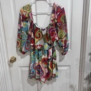 Judith march sz small multicolored dress